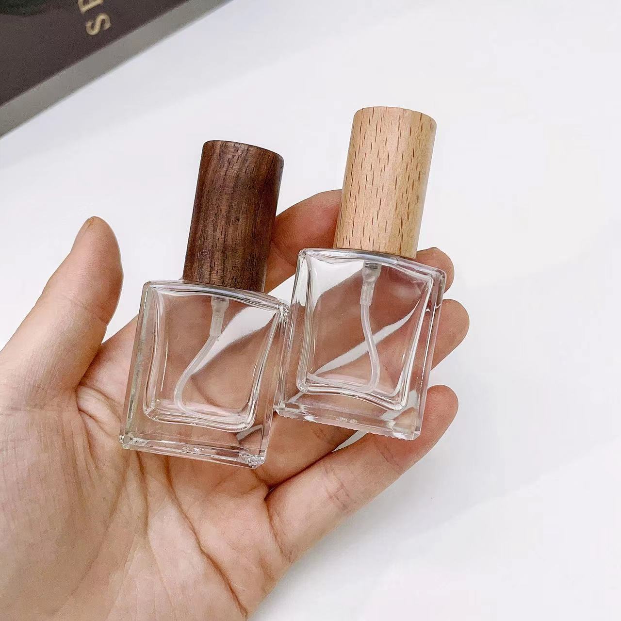 Perfume Fragrance Gallon - 10ml transparente dicke Glas-Parfüm-Sprüh flasche mit